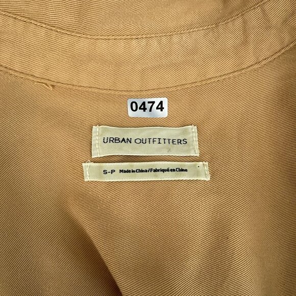 Urban Outfitters Button-Up Reagan Belted Oversized Utility‎ Romper Khaki Brown S - Picture 11 of 14